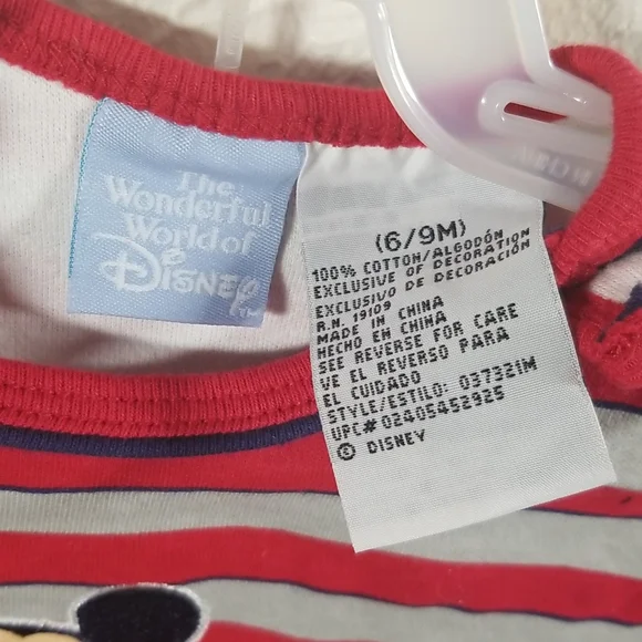 Two Disney (Mickey & Winnie) 2 piece sets for 6/9 months BRAND NEW - Picture 6 of 14